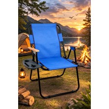 Blackstar Kamp Sandalyesi Bardaklık ve Telefon Tutucu Aparatı – Katlanır Sandalyeler Için Içecek ve Telefon Standı Siyah