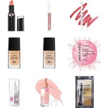 Wet N Wild Megalast Lip Color Ruj Bare It All... +8 Parça Makyaj Seti