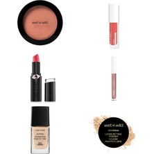 Wet N Wild Color Icon Allık Mellow Wine... +5 Parça Makyaj Seti