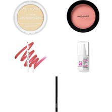 Wet N Wild Barefocus Sabitleyici Pudra Fair/light... +4 Parça Makyaj Seti