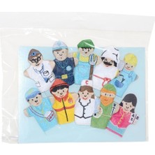 Balkan Grup AND-5197 Meslekler Parmak Kukla 10'lu -Anadolu Oyuncak