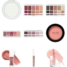 Wet N Wild Barefocus Sabitleyici Pudra Translucent... +8 Parça Makyaj Seti