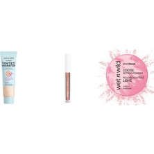 Wet N Wild Bare Focus Tinted Hydrator Light Medium... +2 Parça Makyaj Seti
