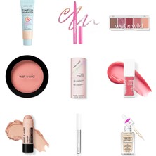 Wet N Wild Bare Focus Tinted Hydrator Light Medium... +8 Parça Makyaj Seti