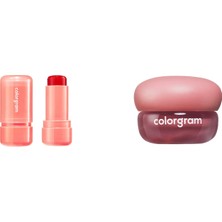 Colorgram Multi Jelly Stick Ruj & Allık 02 Tangerine Jelly... +1 Parça Makyaj Seti