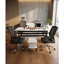 Trendyofix Master Line 160X70 cm Modern Yönetici Makam Takımı Mobilya Seti