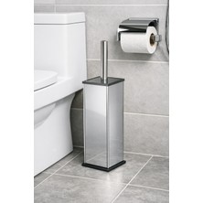 Onno Kare Klozet Süpürgesi Metal Krom