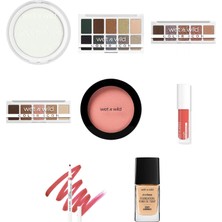 Wet N Wild Barefocus Sabitleyici Pudra Translucent... +7 Parça Makyaj Seti