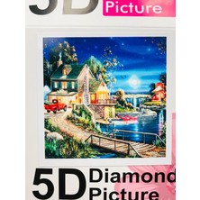 Duck Hoby 30X30 Boncuklu Taşlı Mozaik Elmas Goblen Pano Tablo Resim Puzzle Dıamond Paıntıng Hı Stone