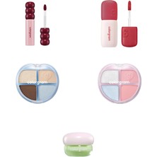 Colorgram Fruity Glass Tint 19 Plum Bomb... +4 Parça Makyaj Seti