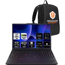 Lenovo Thinkpad P16V Gen 3 Core Ultra 7 265H İş İstasyonu 24GB RAM 1TB SSD 16" FHD+ Win11 Home + Per4 USB 21RTS1EA00P369