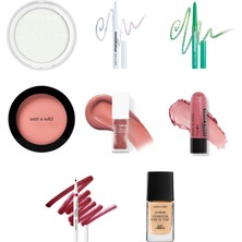Wet N Wild Barefocus Sabitleyici Pudra Translucent... +7 Parça Makyaj Seti