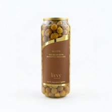 Livvy Premium Foods Mardin Halhalı Yeşil Zeytin 350 g - Doğal Fermente Katkısız