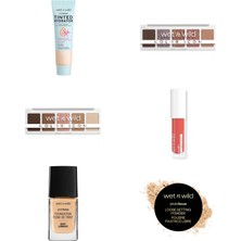 Wet N Wild Bare Focus Tinted Hydrator Light Medium... +5 Parça Makyaj Seti