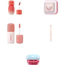 Colorgram Juicy Jam Blur Tint 04 Sunny Tomato... +4 Parça Makyaj Seti