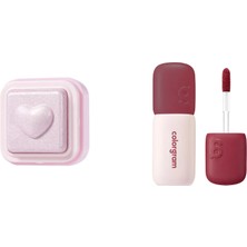 Colorgram Milk Bling Heartlighter Aydınlatıcı 02 Pink Heart... +1 Parça Makyaj Seti