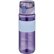 Vagonlife Tkk Okul Su Matarası - Renkli - 700ML - Tritan Suluk Soft Touch