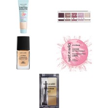 Wet N Wild Bare Focus Tinted Hydrator Light Medium... +4 Parça Makyaj Seti