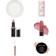 Wet N Wild Barefocus Sabitleyici Pudra Translucent... +5 Parça Makyaj Seti