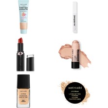 Wet N Wild Bare Focus Tinted Hydrator Light... +5 Parça Makyaj Seti