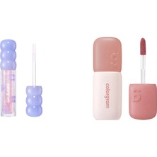 Colorgram Fruity Glass Tint 1004 Pink Gloss... +1 Parça Makyaj Seti