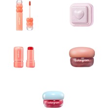 Colorgram Fruity Water Tint 01 New Apricot... +4 Parça Makyaj Seti