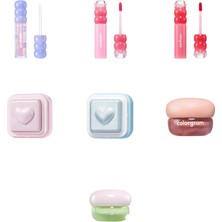 Colorgram Fruity Glass Tint 1004 Pink Gloss... +6 Parça Makyaj Seti