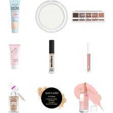 Wet N Wild Bare Focus Tinted Hydrator Light Medium... +8 Parça Makyaj Seti