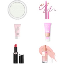 Wet N Wild Barefocus Sabitleyici Pudra Translucent... +5 Parça Makyaj Seti