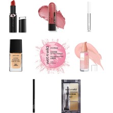 Wet N Wild Megalast Lip Color Ruj Sasspot Red... +7 Parça Makyaj Seti