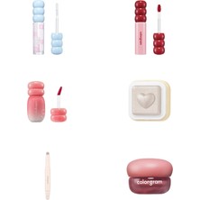 Colorgram Fruity Glass Tint 00 Pearl Gloss... +5 Parça Makyaj Seti