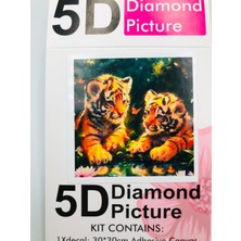 Duck Hoby 30X30 Boncuklu Taşlı Mozaik Elmas Goblen Pano Tablo Resim Puzzle Dıamond Paıntıng Hı Stone