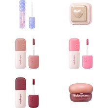 Colorgram Fruity Glass Tint 1004 Pink Gloss... +5 Parça Makyaj Seti