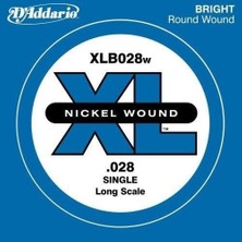 D'addario XLB028W Bass Tek Tel C-(Do) Xl Nickel Wound 0.028