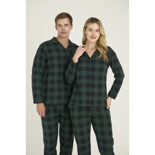 E-Bulurum Kocabey 9209-K Kadın Apaj Yaka Pijama Takım