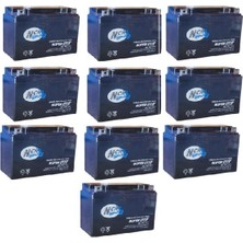 Ncr 12N6.5L-BS  6.5AMPER  10'lu Paket Motosiklet Aküsü Ebatlar: 138*65*100 mm