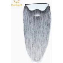 Dadya Milla Ddy Gri Renk Lastikli Uzun Takma Sakal 40 cm Mil