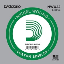 D'addario NW022 Elektro ve Akustik Tek Tel (Re) 0.022