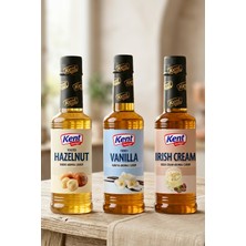 Kent Boringer Kahve Şurupları Avantajlı 3'lü Set ( Irish Cream-Vanilya-Fındık) 355ML X3