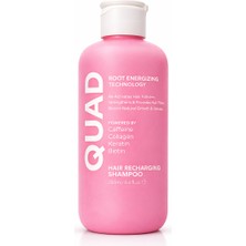 Quad Saç Dökülme Karşıtı Şampuan 250 ml Kafein Biotin Keratin Kolajen Kadın Erkek