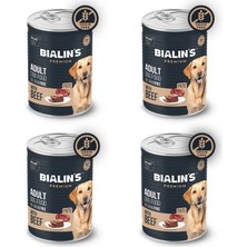 Bialin's 4'lü Yetişkin Köpek Maması -Biftekli 400 Gram