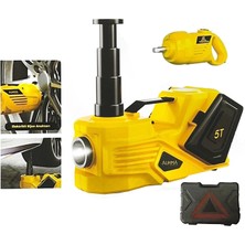 Auhma 5 Ton Kaldırma Kapasiteli 4 In 1 Taşınabilir Kriko Bijon Anahtarı Hava Pompası ve LED Işıklı Tamir Kiti