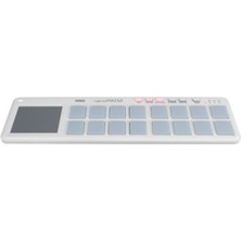 Korg Nanopad2-Wh Beyaz Renkli MIDI Kontrol Cihazı 16 Pad Özelliği ile Müzik Prodüksiyonu İçin
