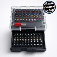 Nzb S2 Çelik Tornavida Uç Seti 102 Parça 25 mm Manyetik Tutucu Matkap ve Lokma Adaptörlü