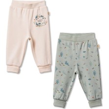 BabyCosy Organic Wear Bebek 2li Pantalon %100 Organik Pamuk , Bebek - Yenidoğan- CSY8207