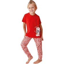 Arnetta Anne-Kız Seti Kız Çocuk Ikili Pijama Takım AR3581