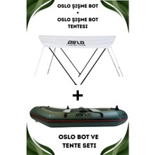 Oslo Fishing Team Haki Şişme Bot ve Tente Seti