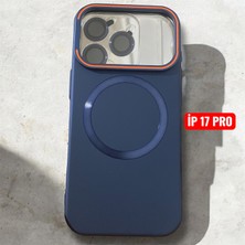 Bruntoo BR Iphone 17 Pro Uyumlu Magnezyum Standlı Kapak Magsafe Sert Kılıf + Kamera Lens Koruma .