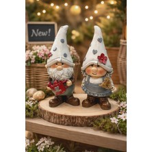 Gardenya Gnome  Şans Bahçe Cüceleri  2  ' Li Takım