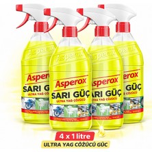 Asperox Sarı Güç Çok Amaçlı Ultra Temizleyici 4 x 1 L